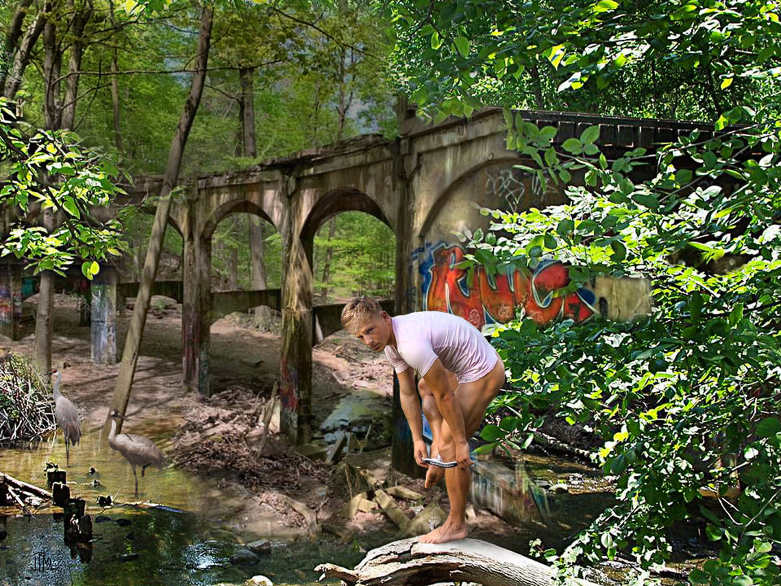 ruined viaduct
